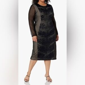 NWT Dress The Population long sleeved dress